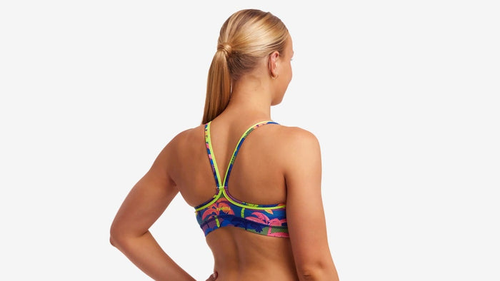 Ladies Sports Top Palm A Lot - Funkita - Splash Swimwear  - Aug23, Bikini Tops, Funkita, new, new arrivals, new swim - Splash Swimwear 