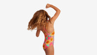 Toddler Girl's Printed One Piece - Cher - Funkita Girls - Splash Swimwear  - chlorine resist, funkita girls, girls 00-7, May23, new arrivals, new swim, onepiece - Splash Swimwear 