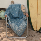 Somerside XL Venice Sand Free Beach Towel, lifestyle view
