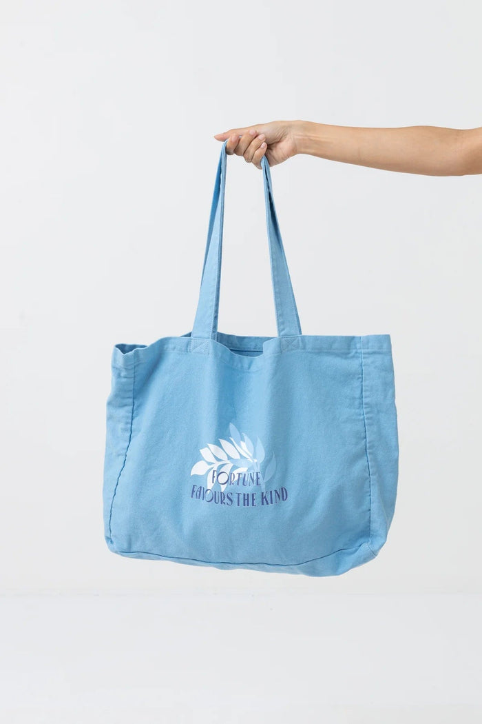 Fortune Tote Bag - Blue - Rhythm - Splash Swimwear  - bags, beach bag, beach bags, Jul23, rhythm, rhythm women - Splash Swimwear 