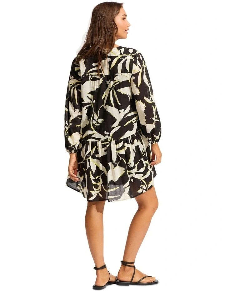Birds Of Paradise Cover Up - Seafolly - Splash Swimwear  - dress, kaftans & cover ups, kaftans & coverups, Kaftans and Cover-Ups, new arrivals, new womens, Nov 23, Seafolly - Splash Swimwear 