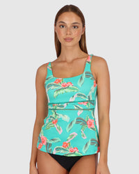 Jamaica Multi Singlet - Emerald - Baku - Splash Swimwear  - Baku, Feb24, new swim, Women Singlets, women swimwear - Splash Swimwear 