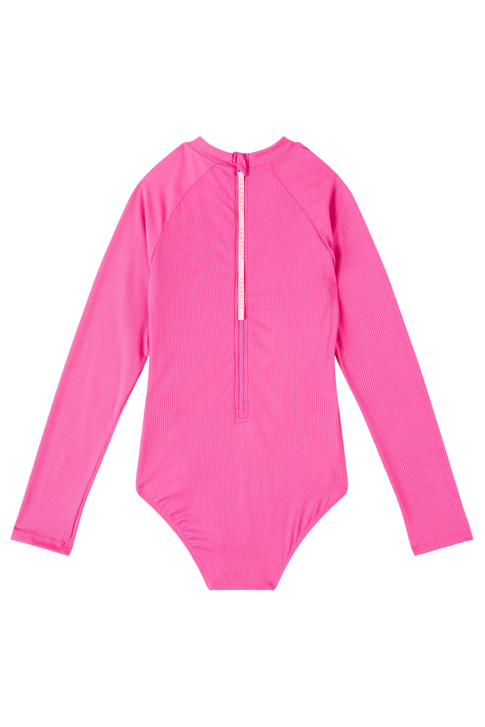 Girls Essential Panelled Paddlesuit - Pink - Seafolly Girls - Splash Swimwear  - April23, girls 8-16, new arrivals, new girls, new kids, new swim, Seafolly Girls - Splash Swimwear 