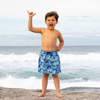 Boys Vintage Surf Boardie - Vintage Blue - Salty Ink - Splash Swimwear  - boys 0-7, boys 8-14, Jul23, new arrivals, new boys, new swim, salty ink - Splash Swimwear 