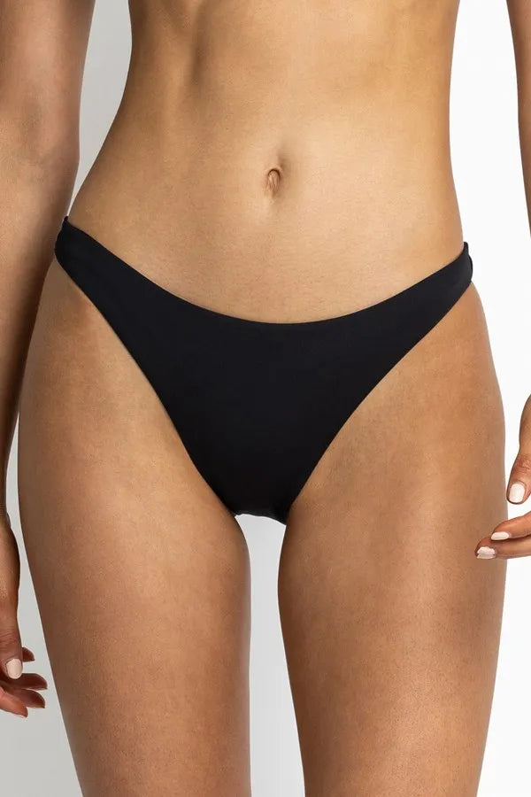 Basix Brazilian Pant - Black - Sunseeker - Splash Swimwear  - bikini bottoms, Mar24, Sunseeker, Womens, womens swim - Splash Swimwear 