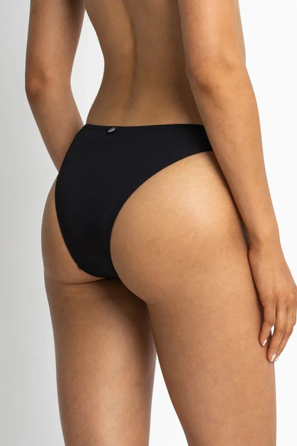 Basix Brazilian Pant - Black - Sunseeker - Splash Swimwear  - Bikini Bottom, Mar24, new arrivals, new swim, Sunseeker, women swimwear - Splash Swimwear 
