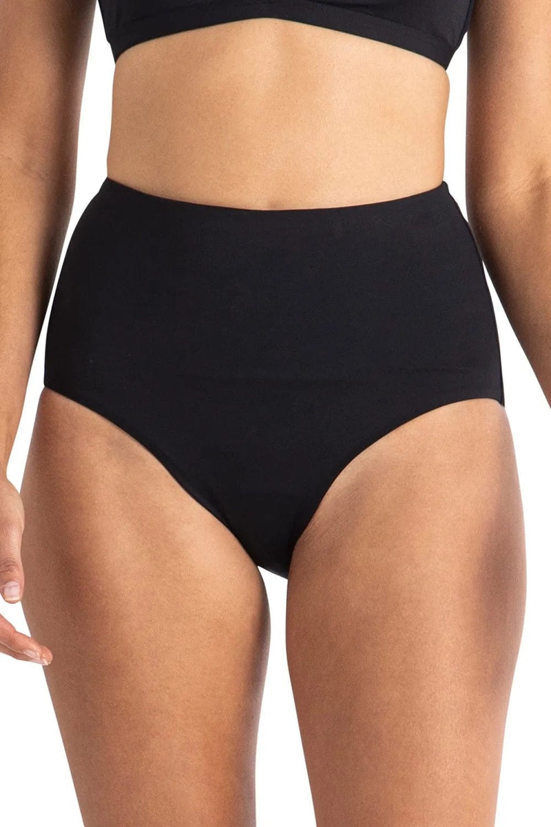 Cosmopolitan Controlled High Waist Pant - Black* - Jantzen - Splash Swimwear  - bikini bottoms, jantzen, Womens, womens swim - Splash Swimwear 