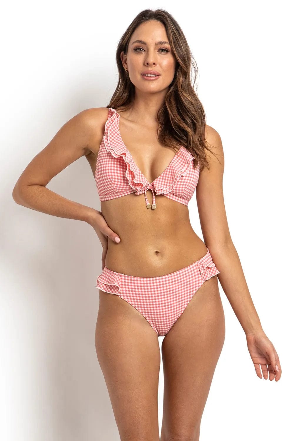 Gidget Bikini Set - Pink - Sunseeker Set - Splash Swimwear  - Bikini Set, Mar23, sunseeker, Womens, womens swim - Splash Swimwear 
