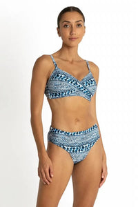 Byron Bay Twist Front Bralette - Ink - Sunseeker - Splash Swimwear  - Aug23, Bikini Tops, new arrivals, new swim, sunseeker, women swimwear - Splash Swimwear 