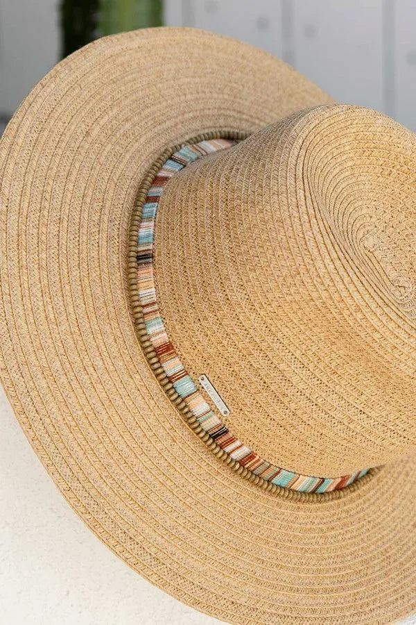 Amalfi Hat - Natural - Sunseeker - Splash Swimwear  - accessories, hats, June24, Sunseeker - Splash Swimwear 