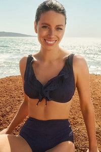 Lavia Highrise Pant - Ink - Sunseeker - Splash Swimwear  - April24, bikini bottoms, Sunseeker, Womens, womens swim - Splash Swimwear 