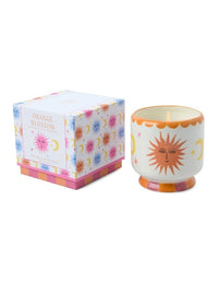 Adopo Eye Ceramic Candle 8oz - Orange Blossom