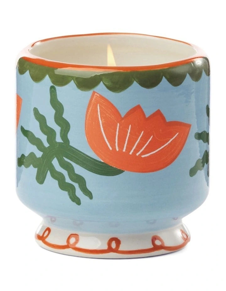 Adopo Eye Ceramic Candle 8oz - Cactus Flower