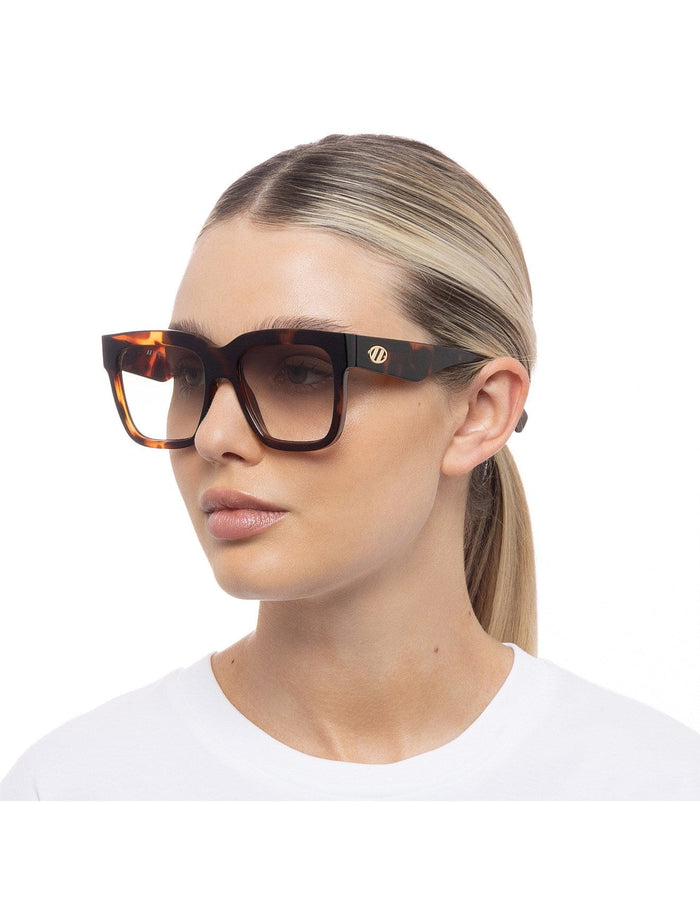 Tradeoff Sunglasses - Dark Tort - Le Specs - Splash Swimwear  - Aug23, le specs, Sunnies, Womens - Splash Swimwear 