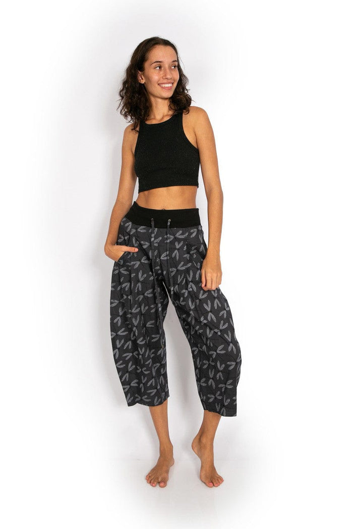 Yoga Pants - Dragonfly Grey - OM Designs - Splash Swimwear  - May23, OM Designs, pants, women clothing - Splash Swimwear 