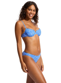 Seychelles Hipster Pant - Azure - Seafolly - Splash Swimwear  - Aug23, bikini bottoms, Seafolly, women swimwear - Splash Swimwear 