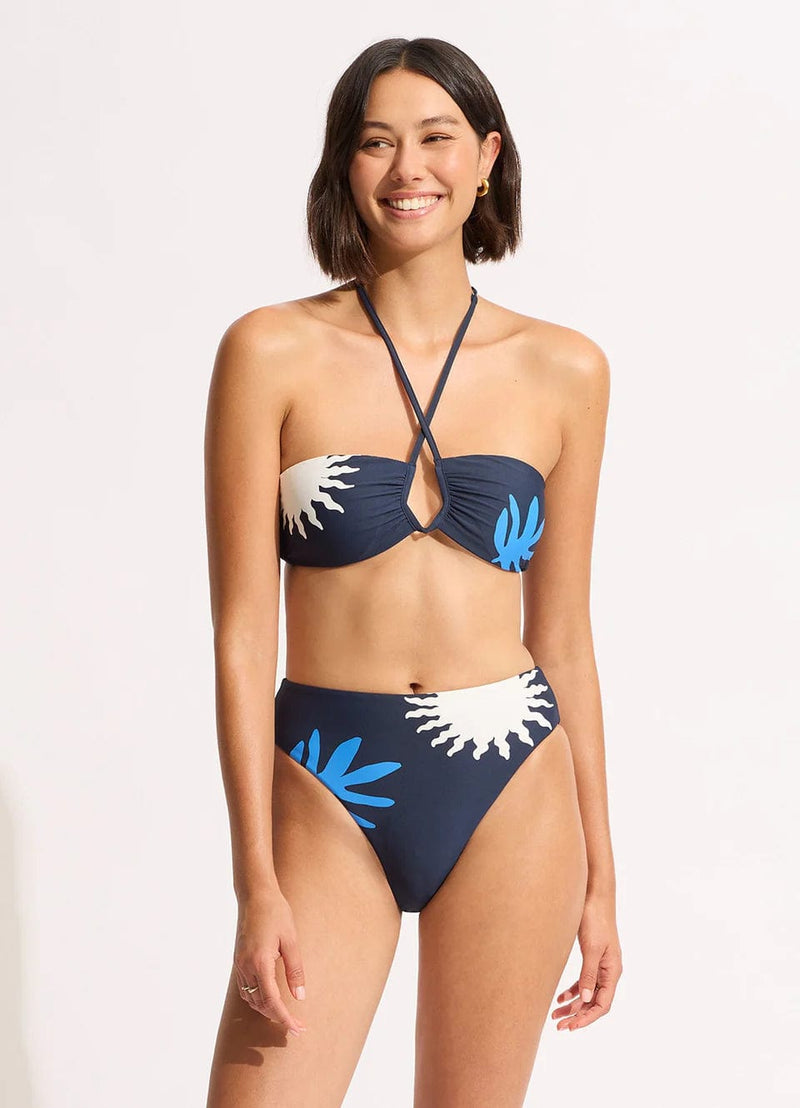 La Palma Diamond Wire Bandeau Bikini Top - Seafolly - Splash Swimwear  - Bikini Tops, Seafolly, Sept23, women clothing - Splash Swimwear 