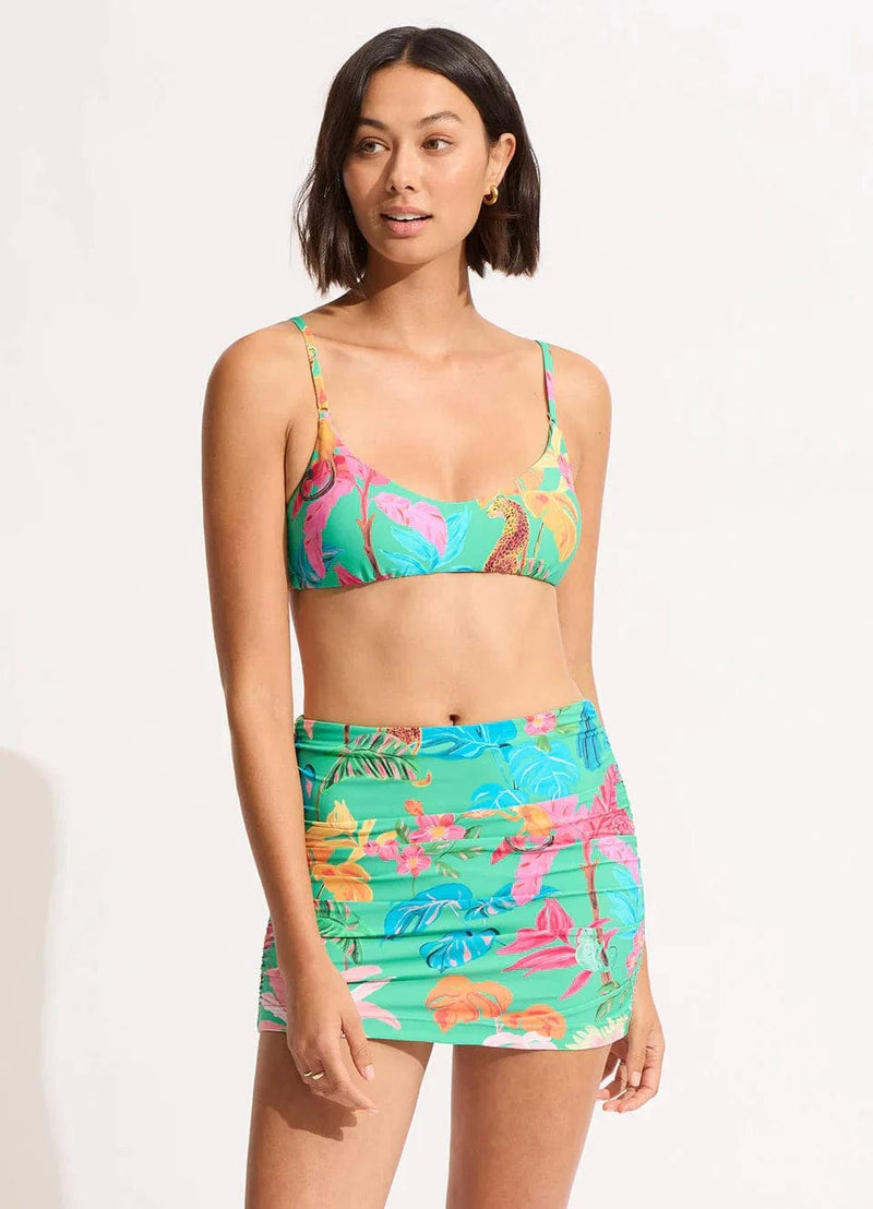 Tropica Bralette & Hipster Bikini Set - Jade - Seafolly Set - Splash Swimwear  - Bikini Set, Seafolly, Sept23, Womens, womens swim - Splash Swimwear 
