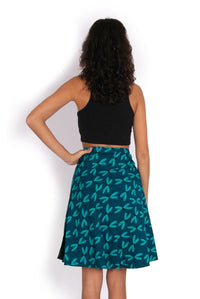 Camelon Skirt - Dragonfly Blue / Dragonfly Grey - OM Designs - Splash Swimwear  - June23, new arrivals, new clothing, new womens, OM Designs, skirts - Splash Swimwear 