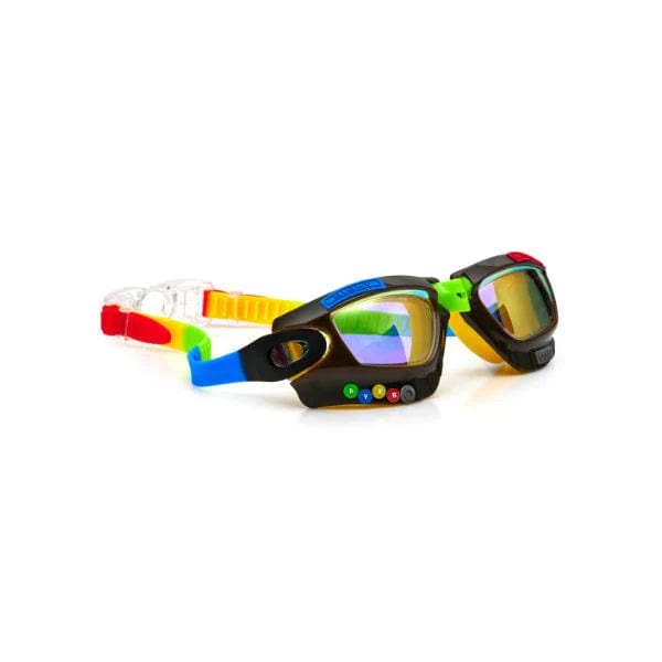Gamer - Jet Black - Bling2o - Splash Swimwear  - bling2o, goggles kids - Splash Swimwear 