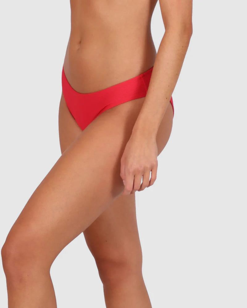 Rococco Regular Bikini Pant - Cherry - Baku - Splash Swimwear  - April24, baku, bikini bottoms, Womens, womens swim - Splash Swimwear 