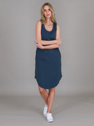 3rd Story 3rd Story Bailey Tank Dress - Indigo 3rd Story Bailey Tank Dress - Indigo Splash Swimwear Dress