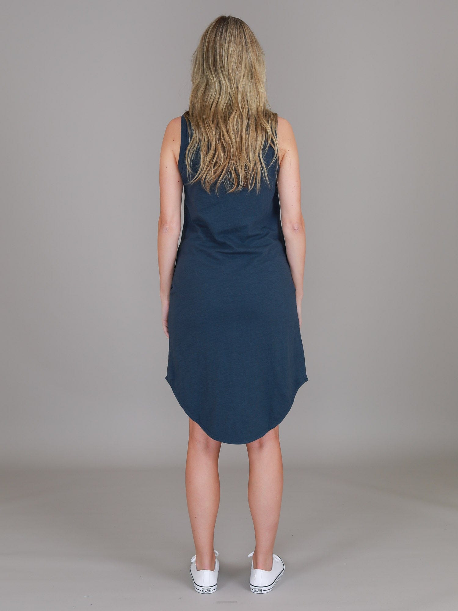 3rd Story 3rd Story Bailey Tank Dress - Indigo 3rd Story Bailey Tank Dress - Indigo Splash Swimwear Dress