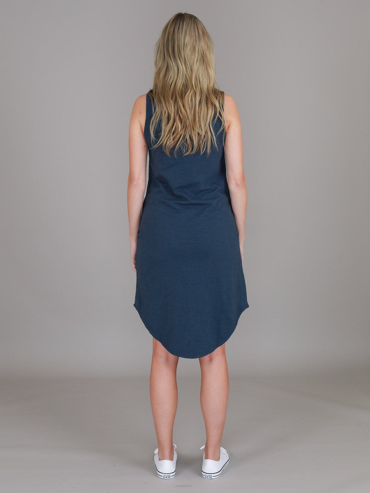 3rd Story 3rd Story Bailey Tank Dress - Indigo 3rd Story Bailey Tank Dress - Indigo Splash Swimwear Dress