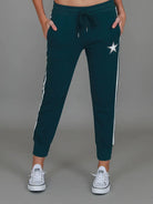 3rd Story 3rd Story Gerry Superstar Stripe Sweatpants 1617-1645 3rd Story Gerry Superstar Stripe Sweatpants Splash Swimwear Pants Teal / S