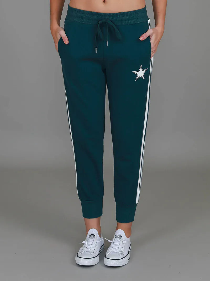3rd Story 3rd Story Gerry Superstar Stripe Sweatpants 1617-1645 3rd Story Gerry Superstar Stripe Sweatpants Splash Swimwear Pants Teal / S