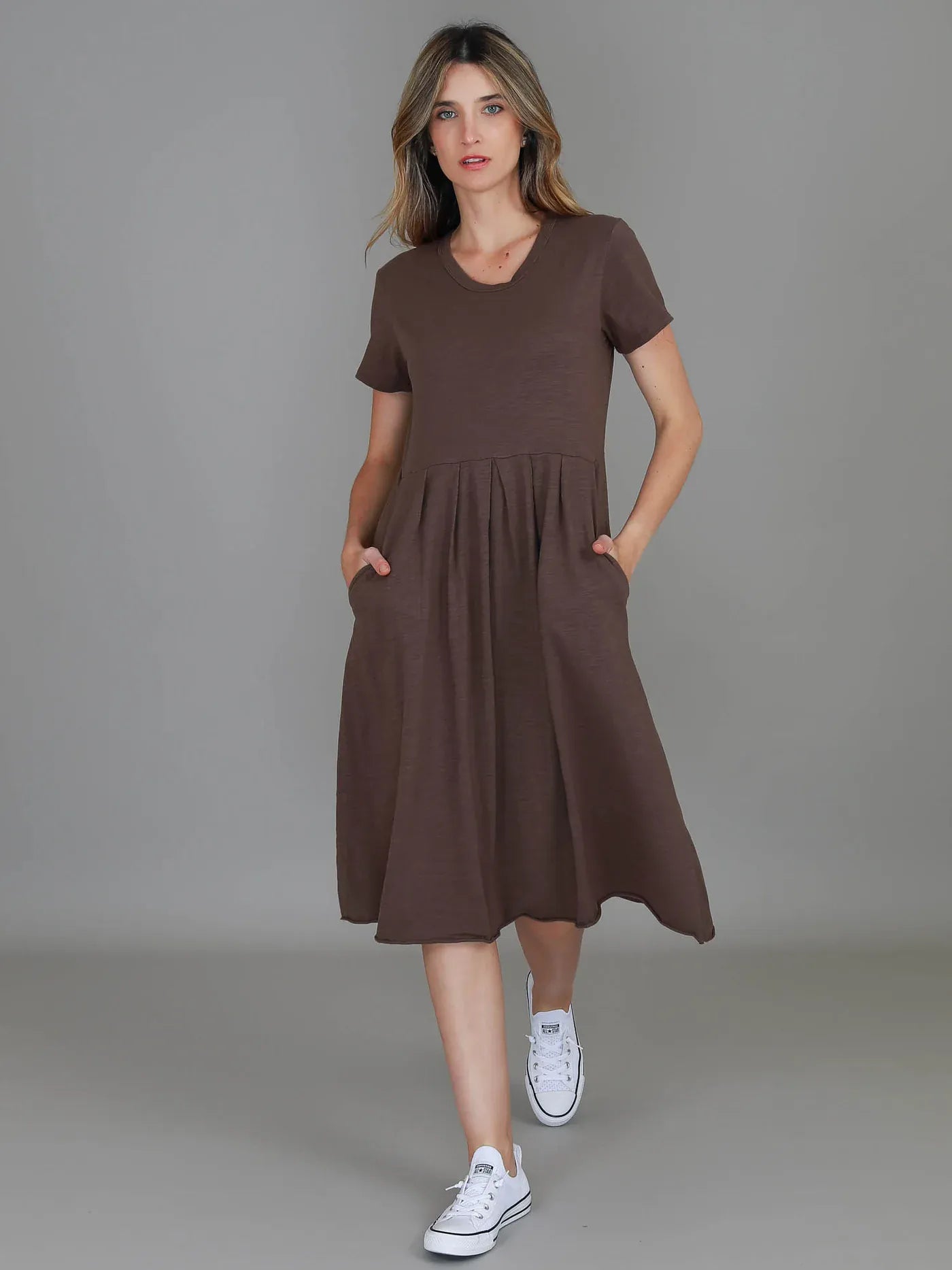 3rd Story 3rd Story Nala Dress 2003 3rd Story Nala Dress Splash Swimwear Dress Coffee / XS