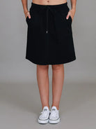 3rd Story 3rd Story Pisces Drawstring Chino Skirt 2038 3rd Story Pisces Drawstring Chino Skirt Splash Swimwear Skirt Black / XS