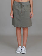 3rd Story 3rd Story Pisces Drawstring Chino Skirt 2038 3rd Story Pisces Drawstring Chino Skirt Splash Swimwear Skirt Khaki / XS
