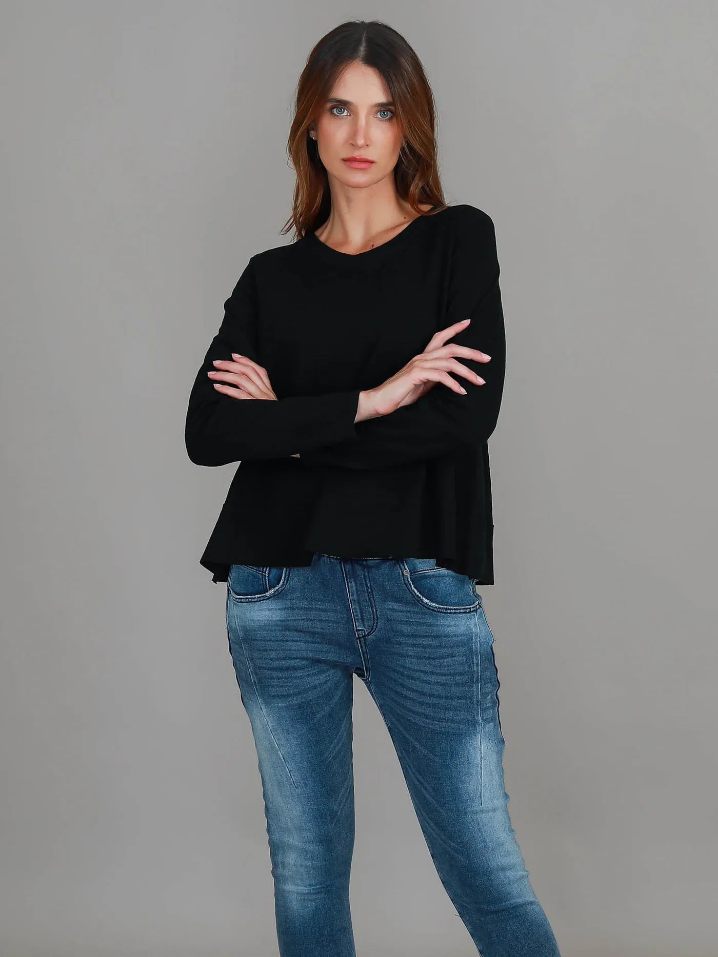 3rd Story 3rd Story Sonya Long Sleeve T - Shirt 2055 3rd Story Sonya Long Sleeve T - Shirt Splash Swimwear T-shirt Black / S