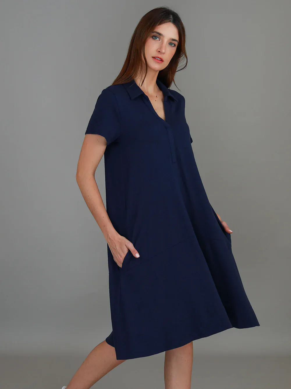 3rd Story 3rd Story Tibby Polo Short Sleeve Dress 3rd Story Tibby Polo Short Sleeve Dress Splash Swimwear Dress
