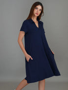 3rd Story 3rd Story Tibby Polo Short Sleeve Dress 3rd Story Tibby Polo Short Sleeve Dress Splash Swimwear Dress