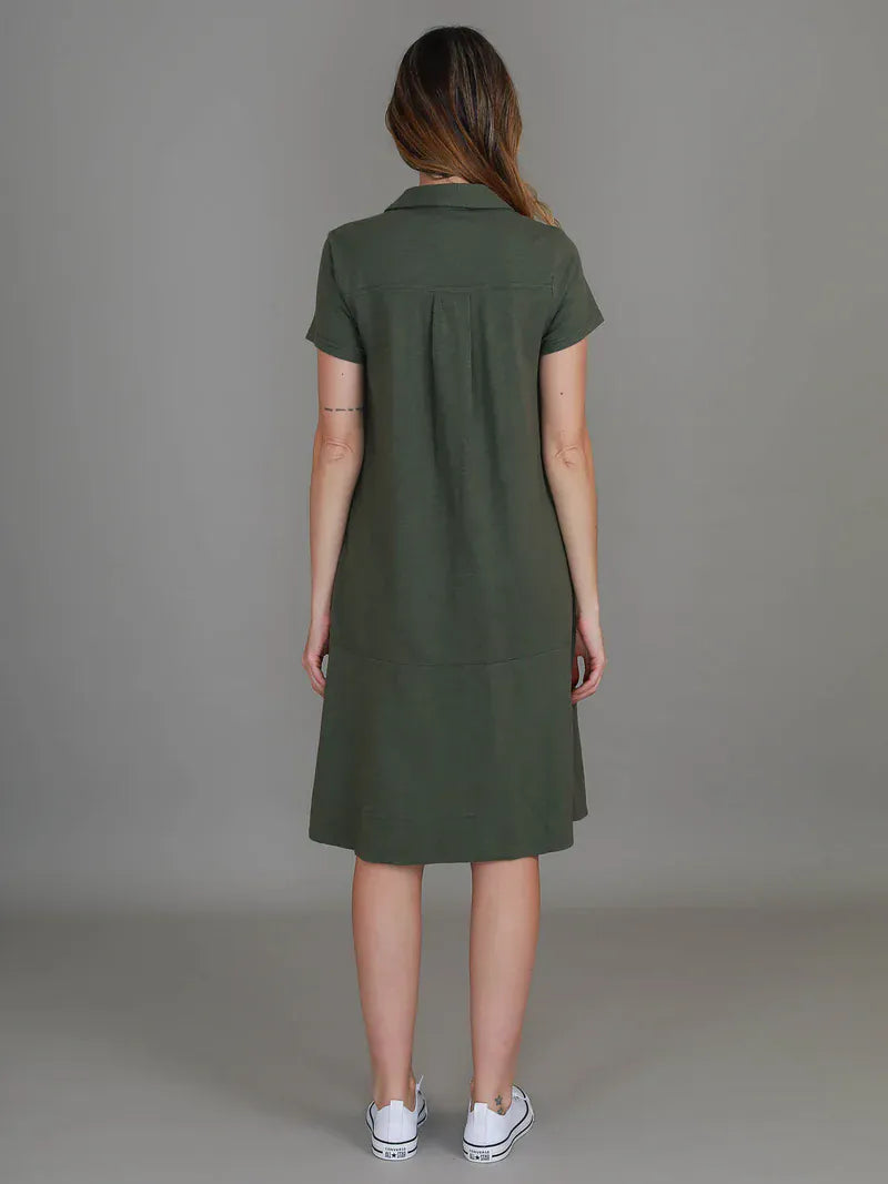 3rd Story 3rd Story Tibby Polo Short Sleeve Dress 3rd Story Tibby Polo Short Sleeve Dress Splash Swimwear Dress