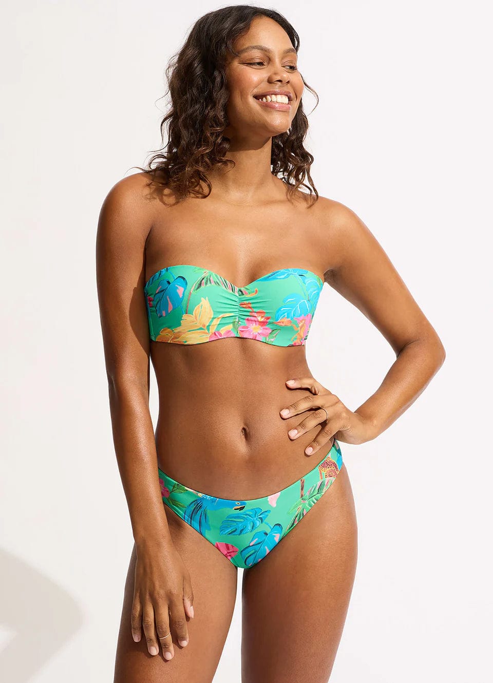 Tropica Hipster Pant - Seafolly - Splash Swimwear  - bikini bottoms, Seafolly, Sept23, Womens, womens swim - Splash Swimwear 
