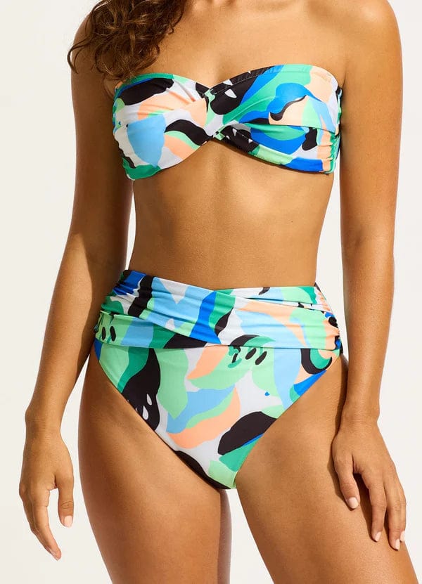 Rio Twist Bandeau - Jade - Seafolly - Splash Swimwear  - Bikini Tops, May24, Seafolly, Womens, womens swim - Splash Swimwear 