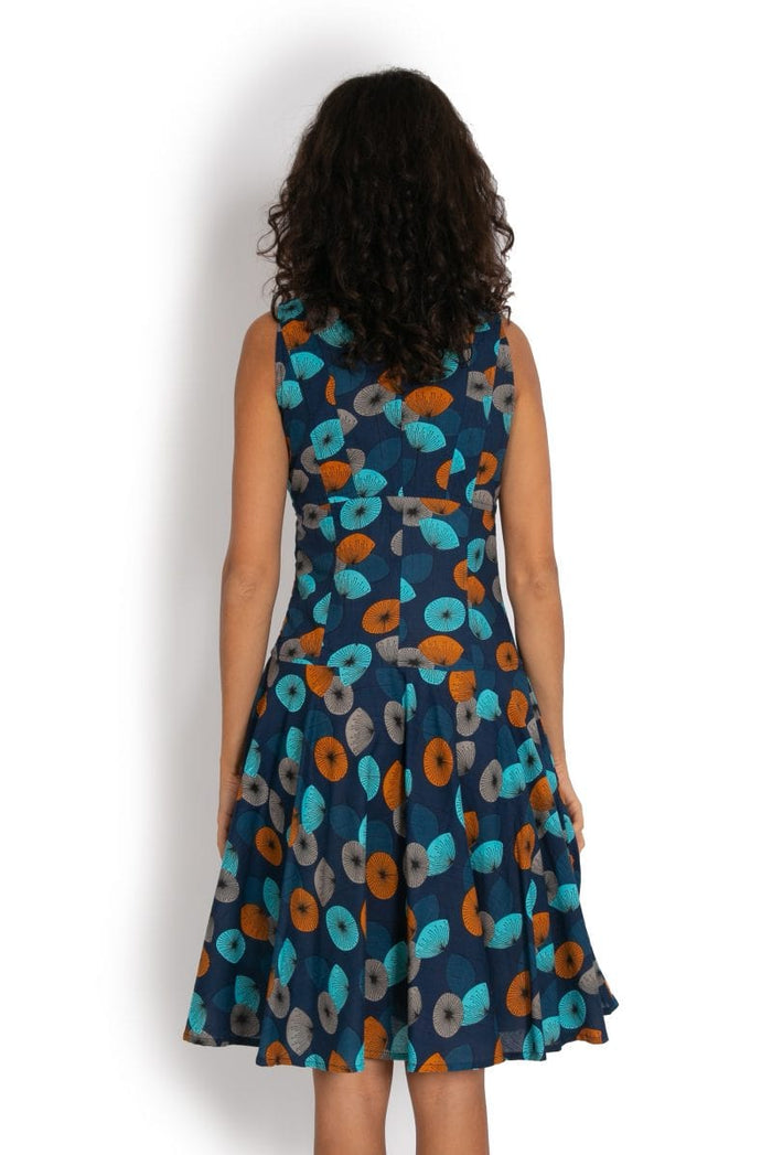 Rajnandani Dress - Blossom Blue* - OM Designs - Splash Swimwear  - Dresses, June23, OM Designs - Splash Swimwear 