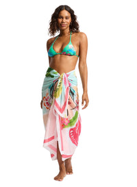 Tropica Pareo - Jade - Seafolly - Splash Swimwear  - accessories, new accessories, new arrivals, new swim, new womens, Oct23, Sarongs, Seafolly, women clothing - Splash Swimwear 