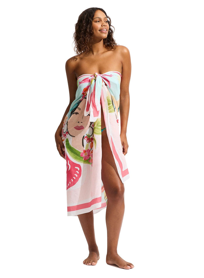 Tropica Pareo - Jade - Seafolly - Splash Swimwear  - accessories, Oct23, Sarongs, Seafolly, Womens, womens clothing - Splash Swimwear 