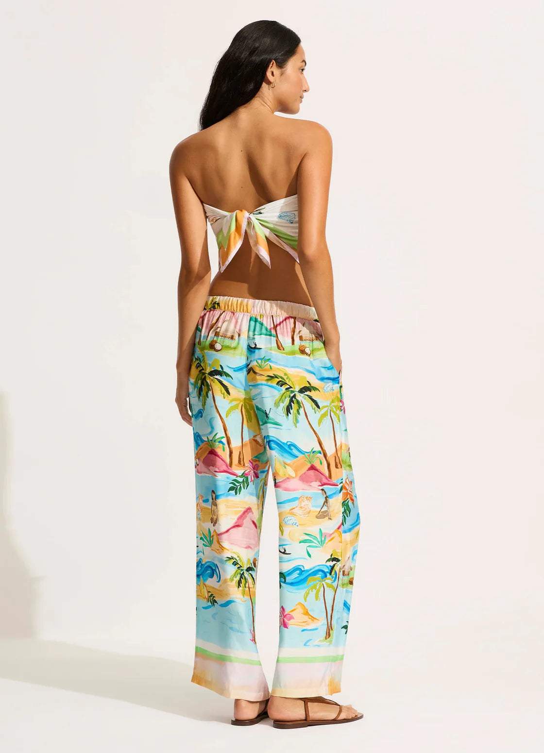 South Pacific Pant - Turquoise