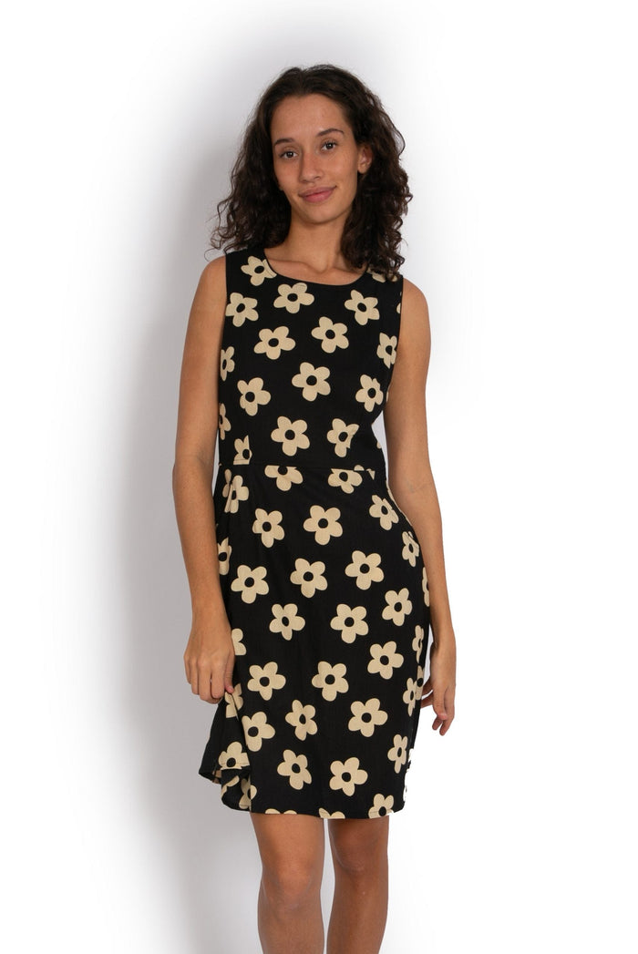 Lisa Dress - Floral Black* - OM Designs - Splash Swimwear  - Dresses, June23, OM Designs, Womens - Splash Swimwear 