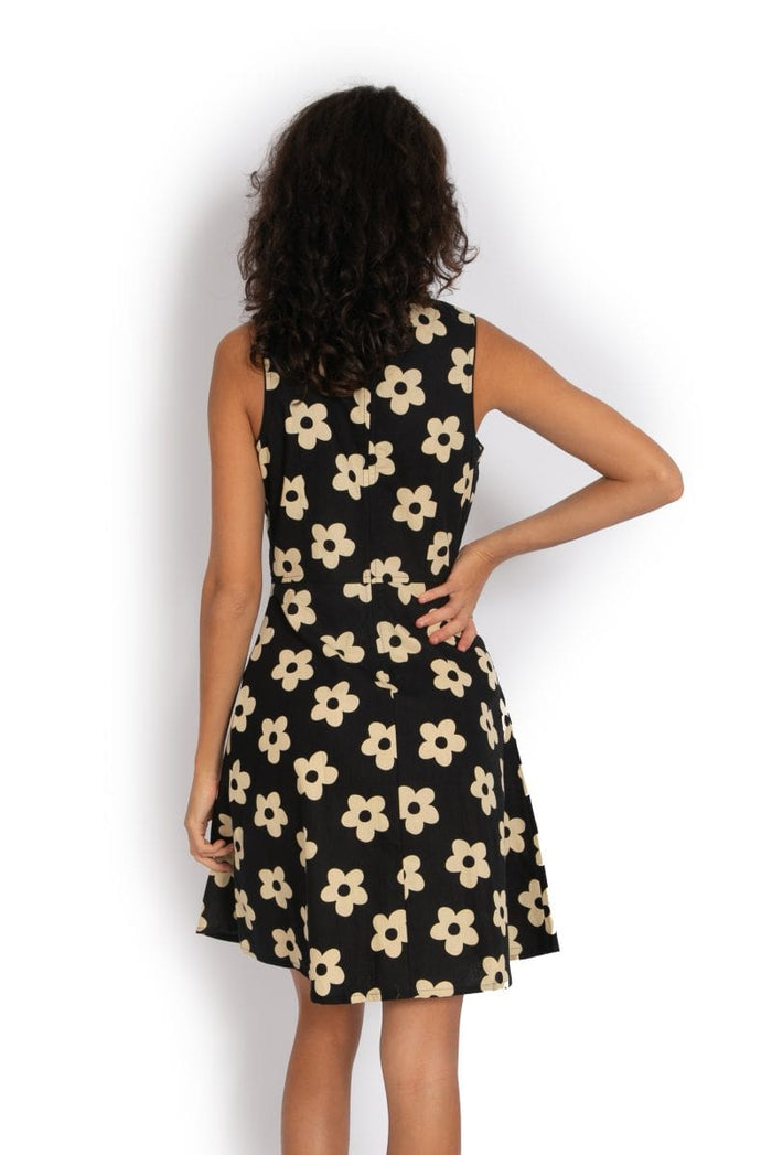 Lisa Dress - Floral Black - OM Designs - Splash Swimwear  - Dresses, June23, OM Designs - Splash Swimwear 