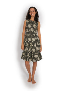 Anjali Dress - Black Flower* - OM Designs - Splash Swimwear  - Dresses, June23, OM Designs, women clothing - Splash Swimwear 