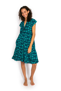 Amore Dress - Dragonfly Blue* - OM Designs - Splash Swimwear  - Dresses, May23, OM Designs, Womens, womens clothing - Splash Swimwear 