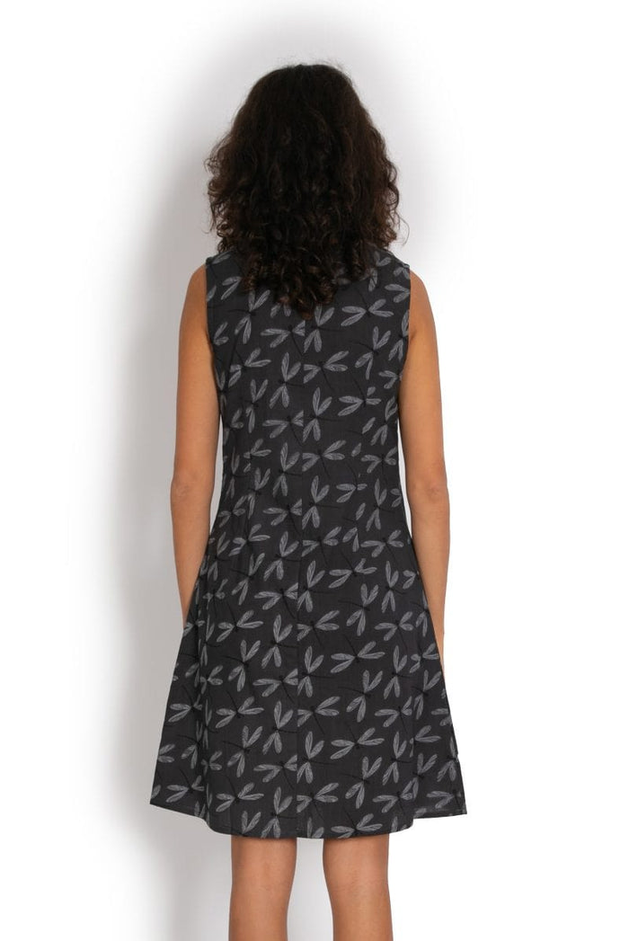 Charly Dress - Dragonfly Grey - OM Designs - Splash Swimwear  - dresses, June23, OM Designs - Splash Swimwear 