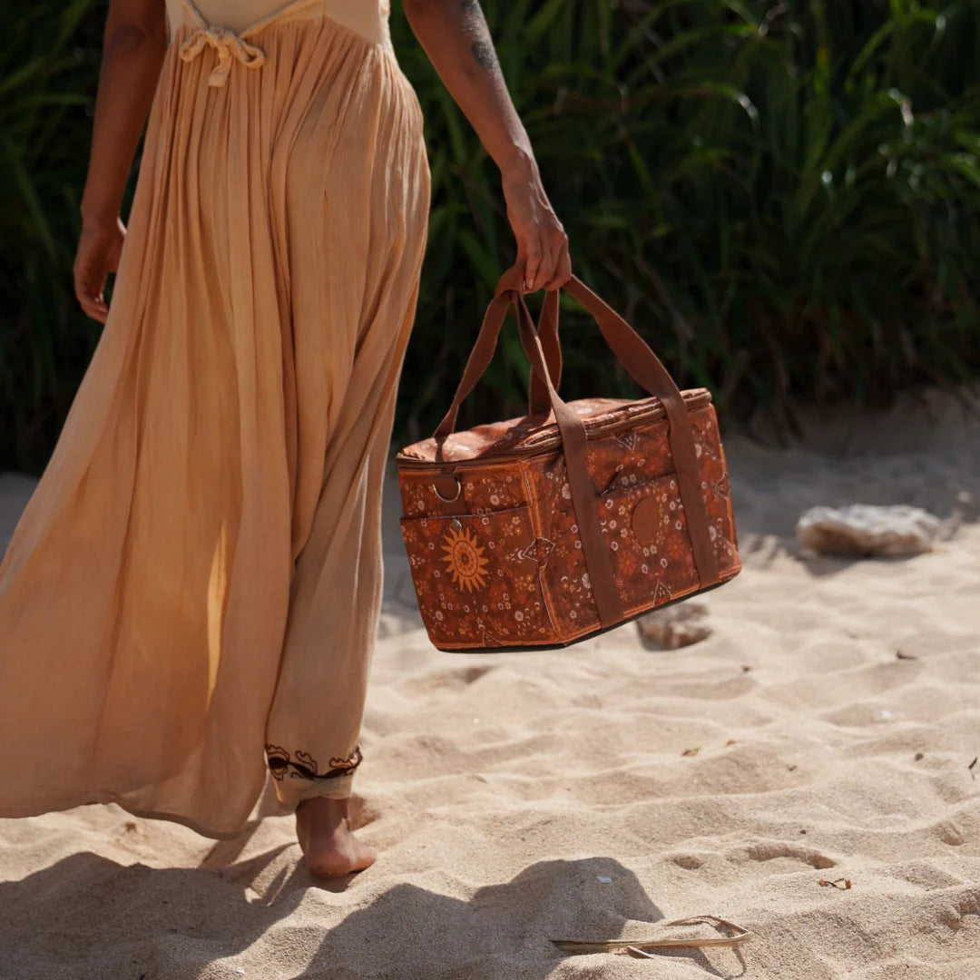 Boho Sun Brown Cooler Bag