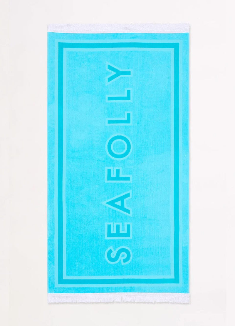 Summer Solstice Towel - Atoll Blue - Seafolly - Splash Swimwear  - beach towel, new accessories, new arrivals, Nov23, Seafolly, towels - Splash Swimwear 